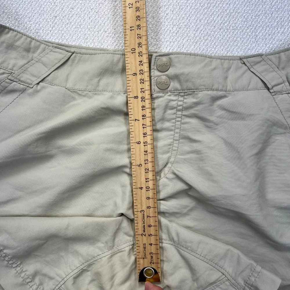 Columbia PFG Women's XL‎ Tan Omni-Shade Nylon Hiking Outdoor Utility Gorpcore